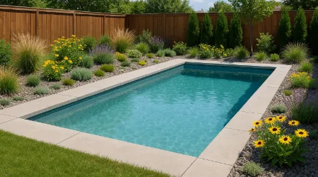 Simple Pool Landscaping